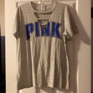 SOLD PINK Victoria’s Secret Campus tee